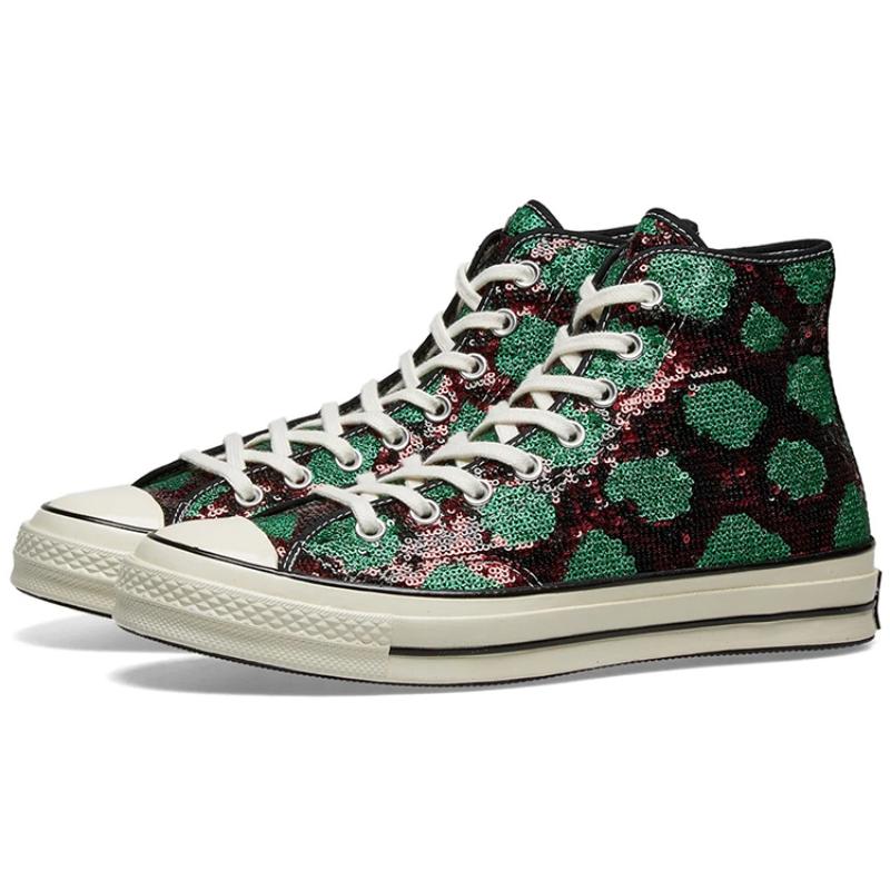 Converse Chuck 70 Comfortable Vintage High Top Canvas White & Green