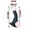 Sex Machine Attachment ROUGH BEAST 7.48" Black/Flesh Dildo for Sex Machine Vac-u-lock Love Machine Attachment Anal Plug Adult Sex Toys