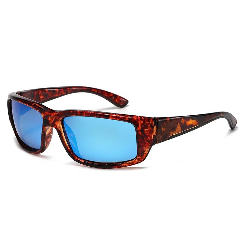 Men’s Colorful Sports Sunglasses, Windproof UV Protection Cycling Glasses for Driving, Outdoor Running Fishing Shades