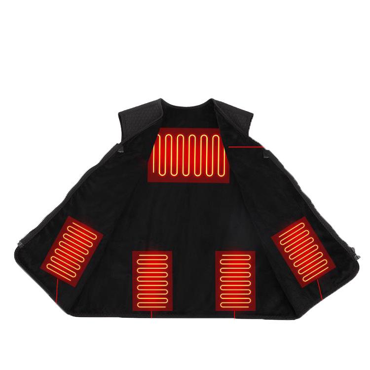 Winter USB Electric Heated Vest with Smart Carbon Fiber Technology