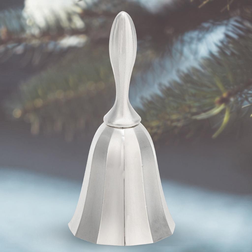 Vintage Zinc Alloy Dinner Hotel Calls Handbell Hand Bell Metal Handicraft Christmas Gifts