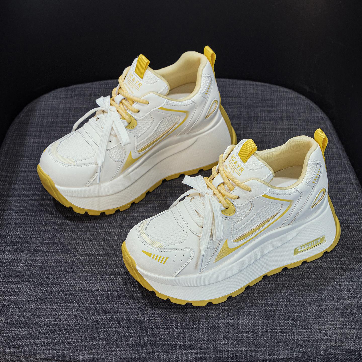 Thick-soled small spring new casual height-increasing Forrest Gump shoes 34