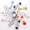 Cute Cartoon Animal Socks Women Summer Ultra-thin Transparent Crystal Silk Socks Casual Breathable Elastic Lace Socks