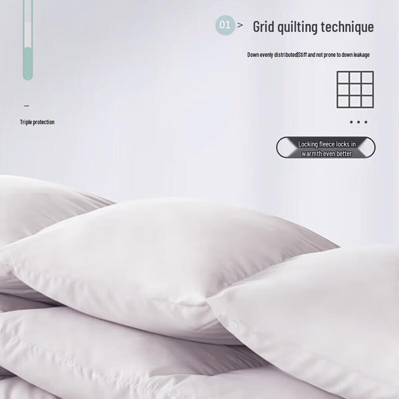 FUANNA White Goose Down Quilt