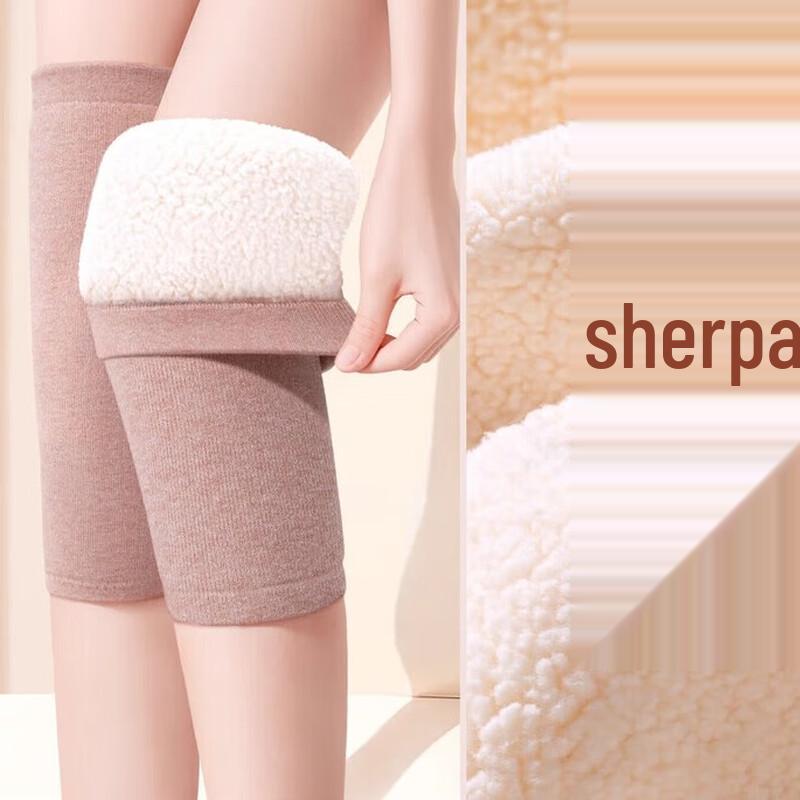 

Warm Fleece-Lined Wool Knee Support
