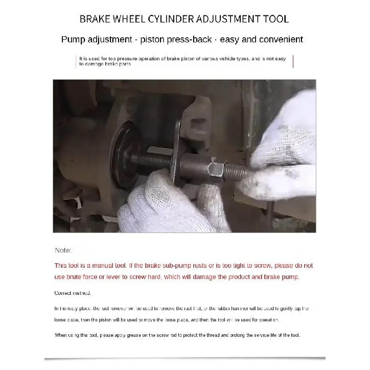 Disc Brake Cylinder Adjustment Assembly Replacement Brake Disassembly Separator Brake Caliper Piston Top Return Tool Auto Parts