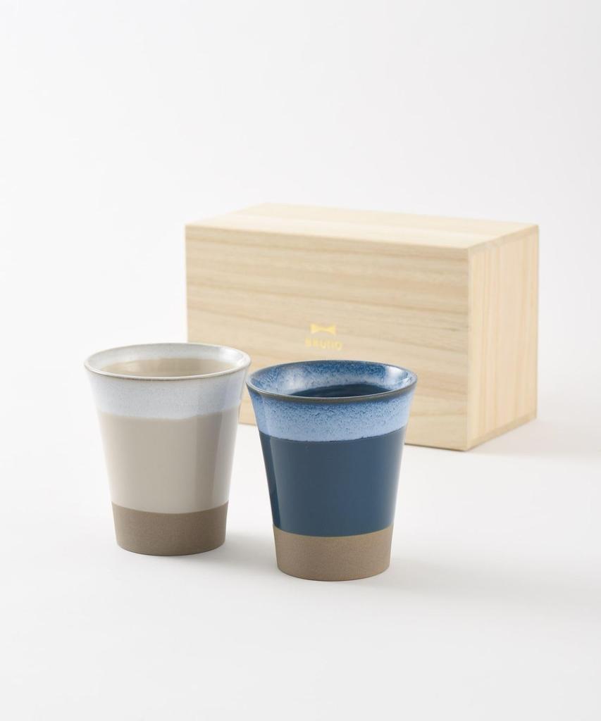 BRUNO BRUNO Mino Ware Pair Gift Tumbler, Navy, No Size, RBHK011-IVxNV