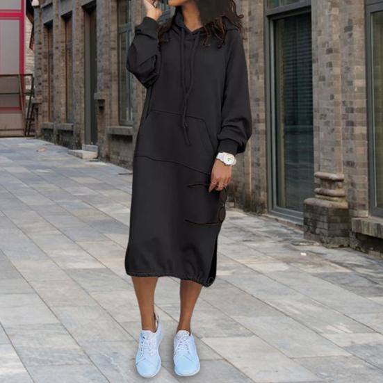 Utrum The Warmy Oversized Hoodie Dress Women, Long