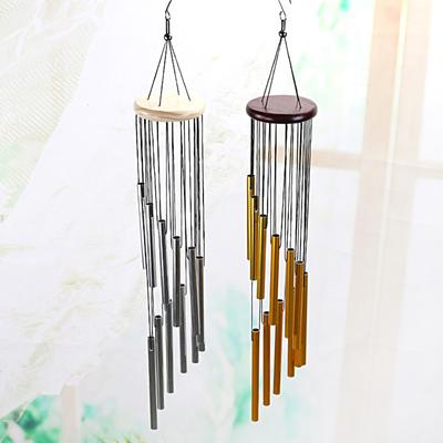 Indoor Outdoor Wind Chime Bell With 12 Aluminum Tubes For Home Garden Patio Terrace Balcony Outdoor Indoor Decoration Supplies