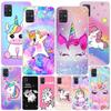 Pink Unicorn Rainbow Phone Case For Samsung Galaxy A52 A32 A22 A12 A51 A31 A50S A30S A20S A10S Note 20 Ultra 10 Plus S10 A72 A71