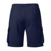 Men Casual Loose Fit Jogger Shorts with Elastic Waist Drawstring and Multiple Pockets for Daily Wear and Sports
