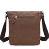 Men's Business Messenger Bag Student Canvas Messenger Shoulder Bag Retro Ba
