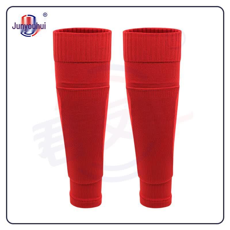 Adult Professional Football Shin Guard Sleeves & Pads Set Adult
