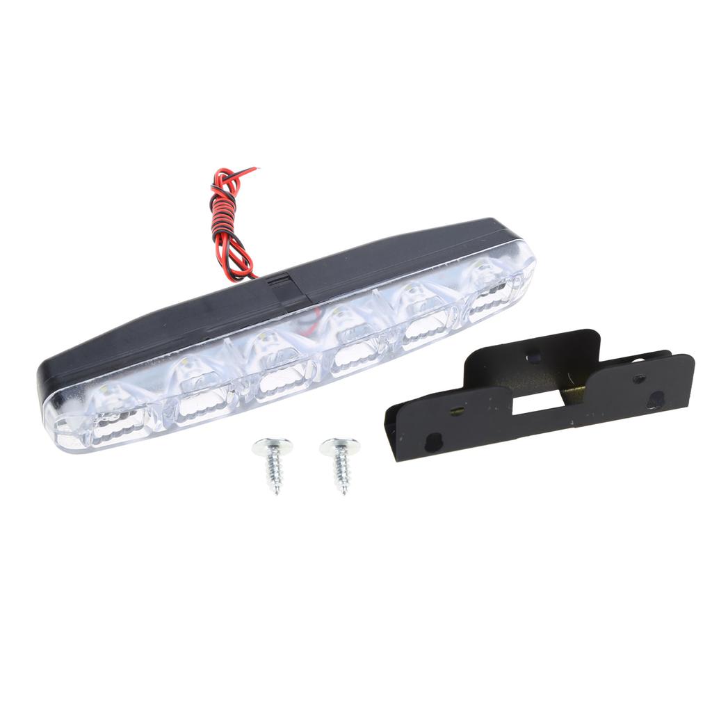 6LED vysoce výkonná LED světla pro denní svícení Řidičské světlo Univerzální LED mlhové světlo do auta Snadná instalace Odolné