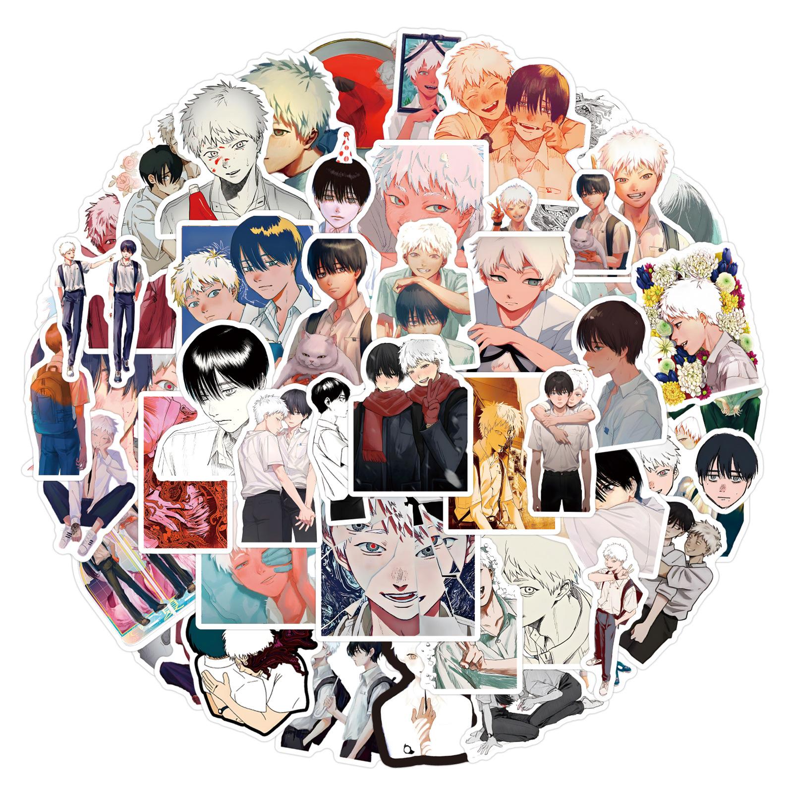 

50 Новых Стилей Лето Хикару Умер Граффити Наклейки Украшают Чемодан Блокнот Наклейки