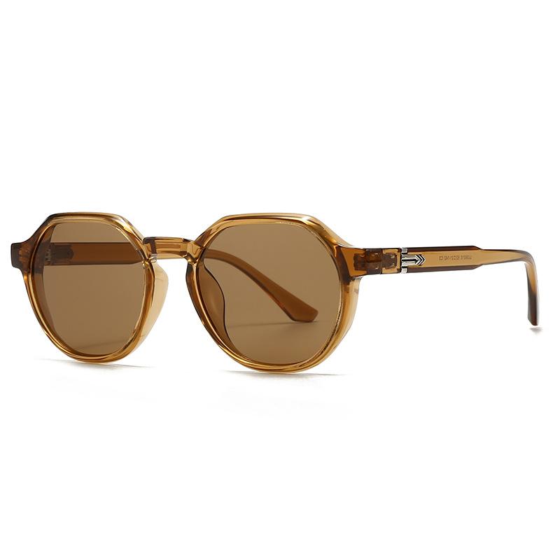 Sunglasses Male Female Goggles Luxury Premium Round UV400 Tea Ladies Retro Top Classic Sun Shade Quality Small Gents Blue Glasses Women's Eyewear