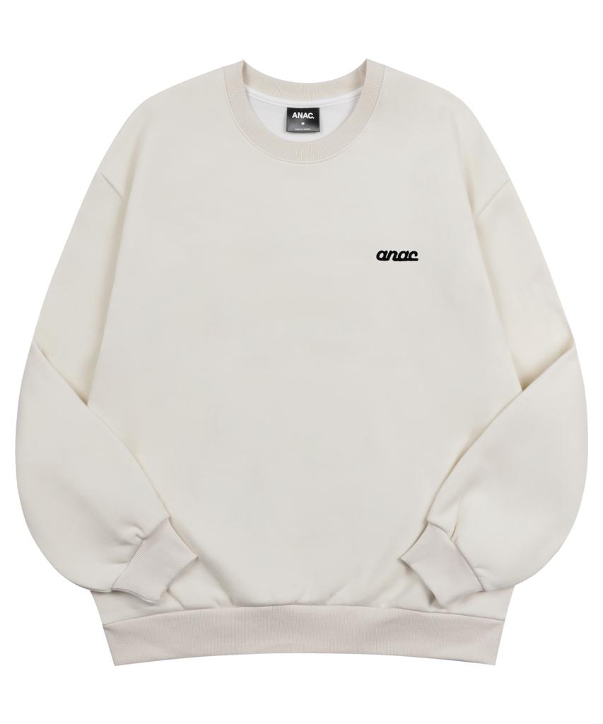 ANOTHER ARCHIVE Essential Signature Embroidered Sweatshirt_Black