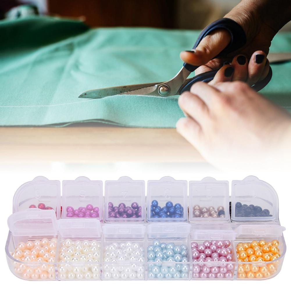 Round Shape Faux Pearl Beads No Hole Artificial ABS Beads Clothing Jewelry DIY AccessoriesType 3