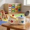 Kawaii 330ml 316 Stainless Steel Coffee Mug with Lid Anti-scald Cute Tea Cups for Kids Women Portable Drinkware Dishwasher Safe