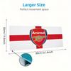 Arsenal F Großes Mauspad Große Gaming-Tischunterlage Rutschfest für Laptop Tablet Großes Mauspad XXL Matte Mini-PC-Spielmatte Mit verriegeltem Rand