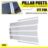 For 2008-2012 Honda Accord 4dr 6PC Chrome Door Window Pillar Post Covers Trims