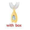 U Children Shaped Silicone Toothbrush Kid Baby Infant Oral Cleaning Manual