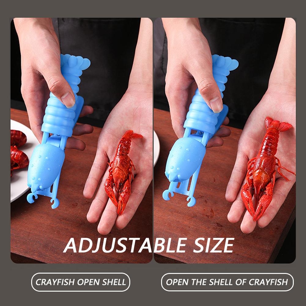 Portable Fast Shrimp Peeler Crawfish Lobster High Efficient Shrimp Peeler Lobster Shell Remover Peel Device Kitchen Seafood Tool