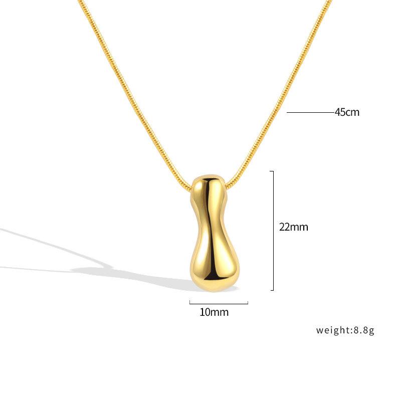 VENTFILLE 925 Sterling Silver 26 Letters Necklace For Women Gift Smooth Cute Balloon Jewelry Accessories Dropshipping Wholesale