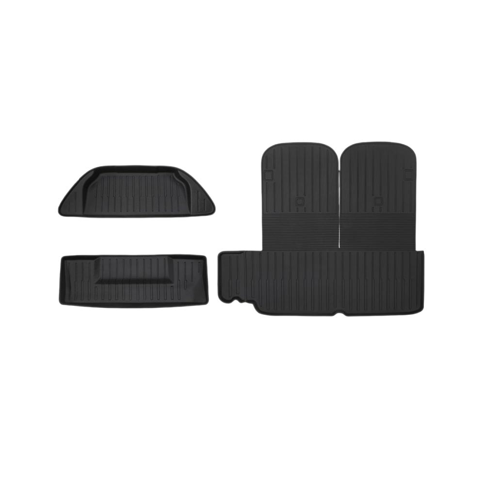 For Model X Frunk Trunk Mats 2016-2020 2025 2025 2025 2025 6/7 Seater Front Cargo Liner 3D All Weather Rear Cargo Liner