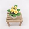 Doll House Miniature Flowers Fairy Garden Ornament Mini Potted Plant Flowers Pot DollHouse Decor
