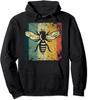 Funny Vintage Bee Designs Beekeeping Unisex Hooded Sweatshirt