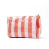 Cross-border Striped Cosmetic Bag High-value Large-capacity Cosmetic Storage Bag Contrasting Color Travel Portable Cosmetic Bag