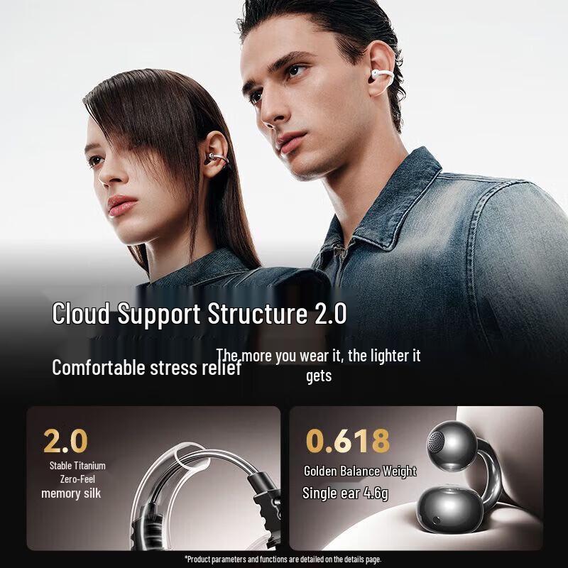 SANAG S7S Ultra Clip-On Bone Conduction Earphones