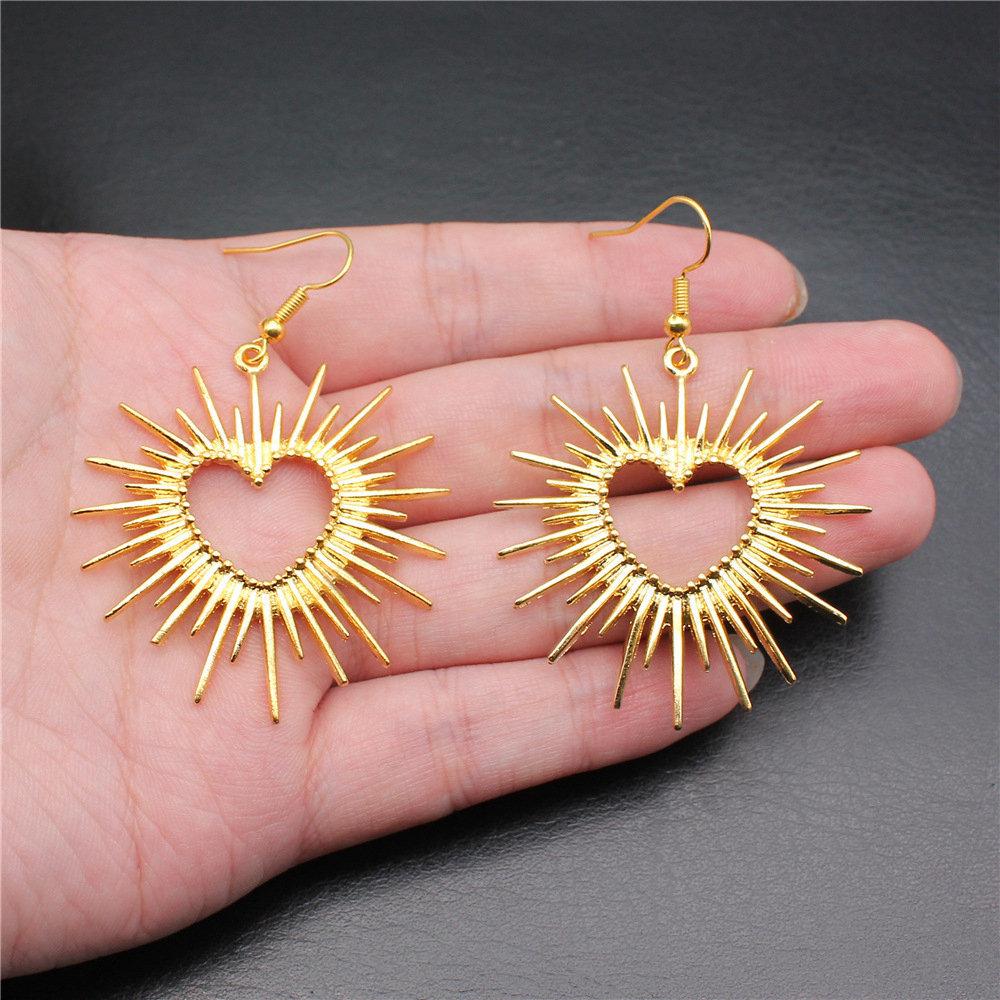 Ohrhänger Sonne Mond Vintage Schmuckzubehör Ohrringgröße 18x19mm QE030