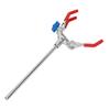 Lab Three Jaw Rotating Clamp Zinc Alloy Lab Retort Stand Condenser Flask Clamp Adjustable