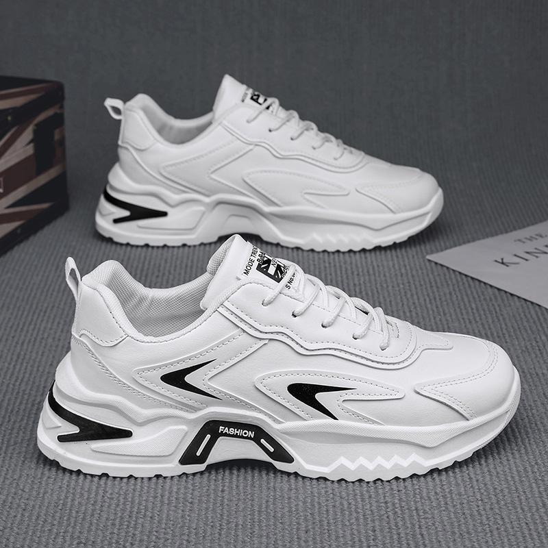Men's Thick Sole Casual Sports Shoes Summer New Soft Sole Non-slip Outdoor Running Shoes Fashion Student Sneakers Walking Shoes