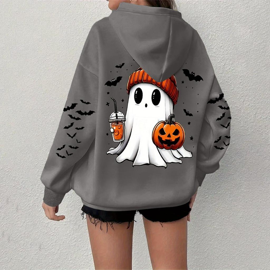 Women's Sweatshirt Casual Long Sleeve Atmosphere Top Loose Popular Round Neck Pullover Sweatshirt Top