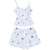 2025 Spring & Summer Women's Breathable Printed Pajama Set - New European & American Style
