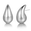 iF ME Orecchini a perno a goccia in metallo per donna oro argento orecchini ipoallergenici accessori gioielli