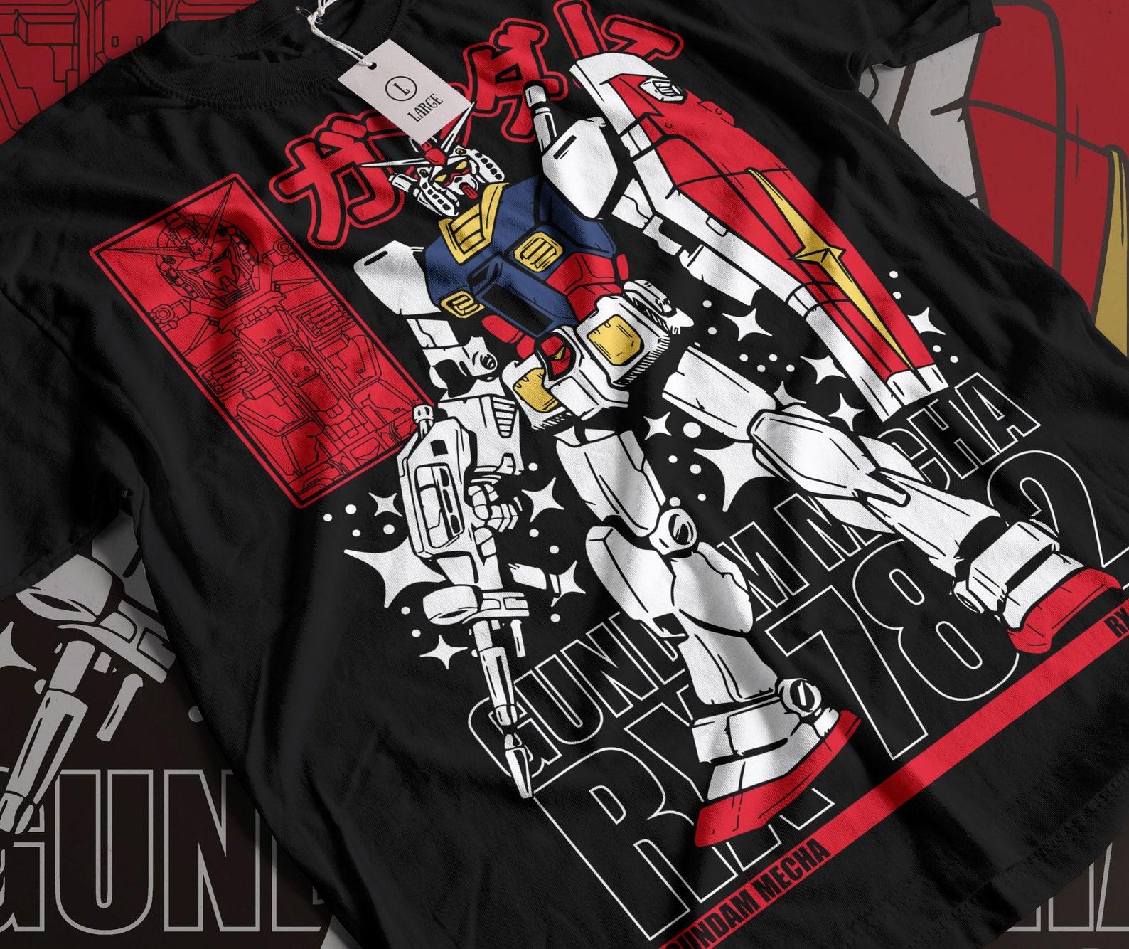 gundam shirt, gundam sweatshirt, anime shirt, mobile suit rx 78, robot shirt, gundam art shirt, manga tee, japanese shirt, anime sweatshirt 4XL