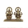 Laxmi Ganesha Idol for Good Luck & Worship | 1.5" Small Hindu God Statue Figurine Perfect for Decoration Puja & Gifting Purpose Sculpture