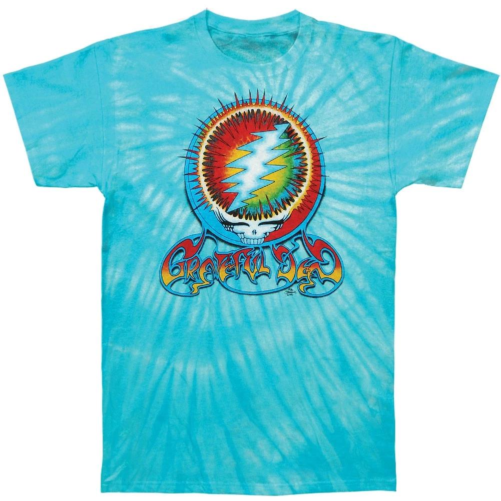 Men s Grateful Dead Lovelight Tie Dye T-shirt Small Blue M