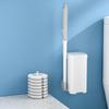 Toilet Kit Wall Mounted Scrubber with Refill Heads for Home Bathroom Maintenance
