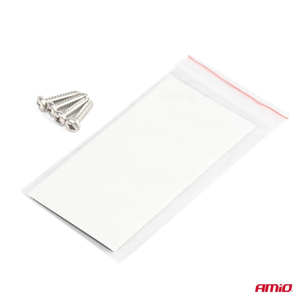 Fuse box with screw connectors, 8 sockets, AMIO-03837