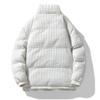 2025 Winter Stand-up Collar Cotton Jacket Men's Fleece Thickened Warm Bread Suit New Casual Trend Cotton Clothes
