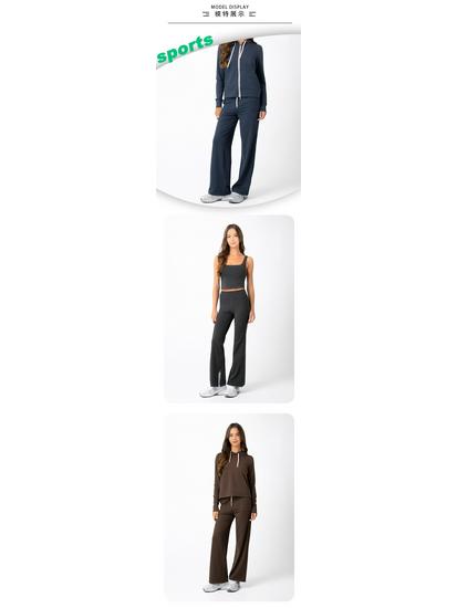 12-Piece European & American Yoga & Fitness Sportswear Set