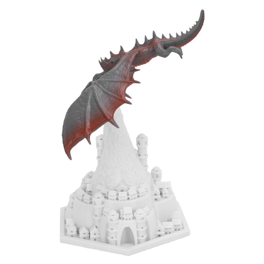 3D Printed Dragon Lamp Unique Battery Operated Night Light Portable Desk Lamp Decoration for Bedroom