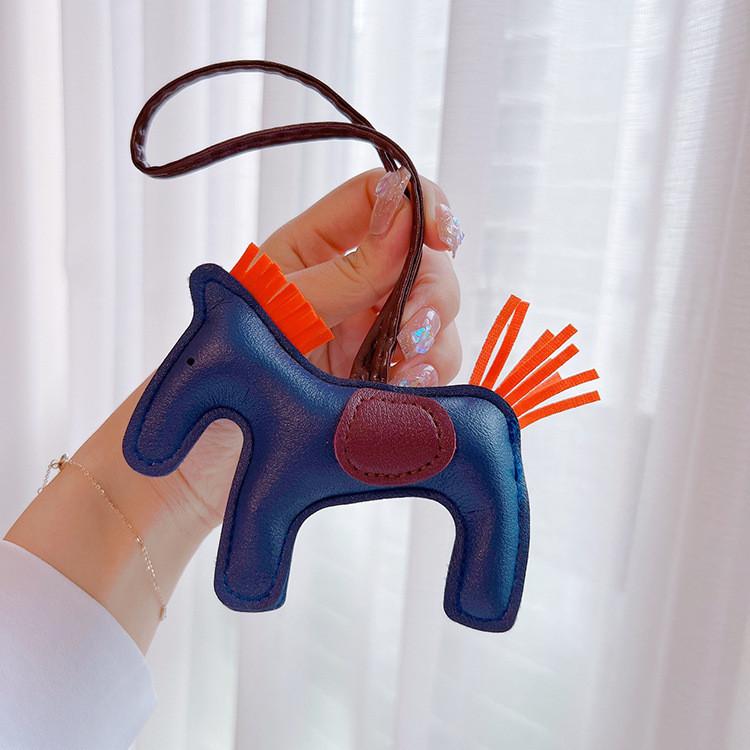 Mini Creative Horse Bag Pendant Cute Cartoon Keychain Multi Functional Decor