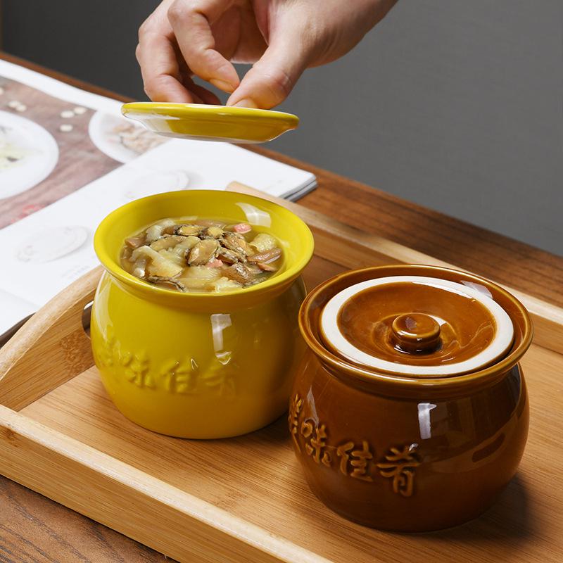 Small Clay Stew Pot for Individual Serving – Ideal for Soups or Stews