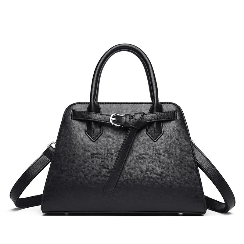 

Top-handle Hobo Bags PU Leather Women Handbags Female Leisure Shoulder Bag Fashi Purses Vintage Bolsas Large Capacity Tote Bag чёрный